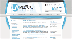 Desktop Screenshot of lamedicalretail.com
